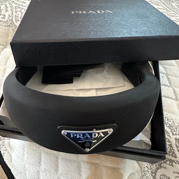 Prada Accessories - Prada Black Padded Headband